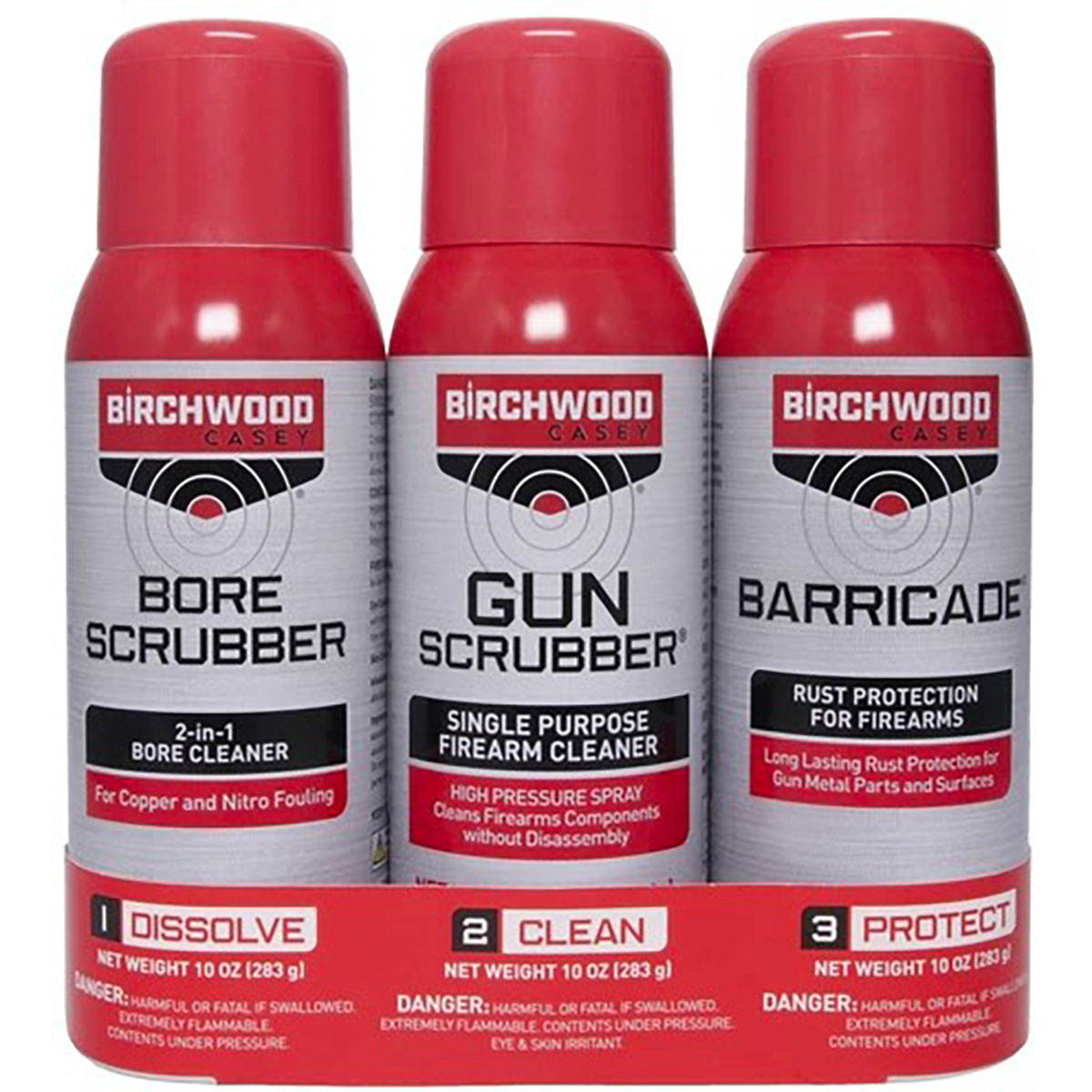 1,2,3 Gun Scrubber, Bore Scrubber & Barricade Value Pack - View 2