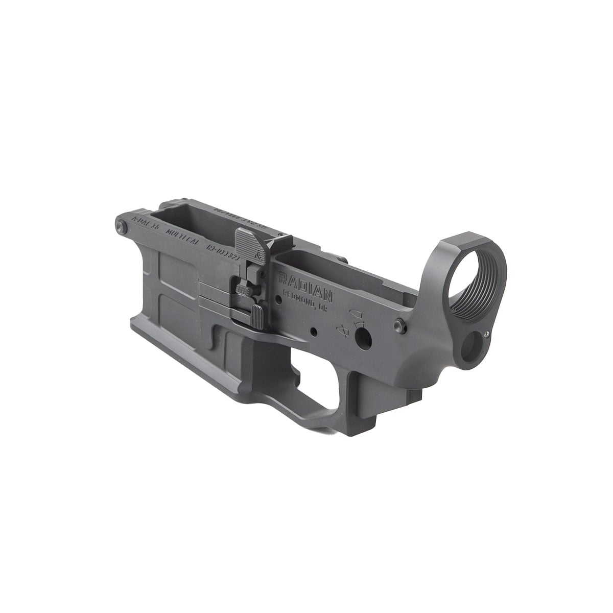 A-DAC 15 Ambidextrous Lower Receiver Radian Black - View 3
