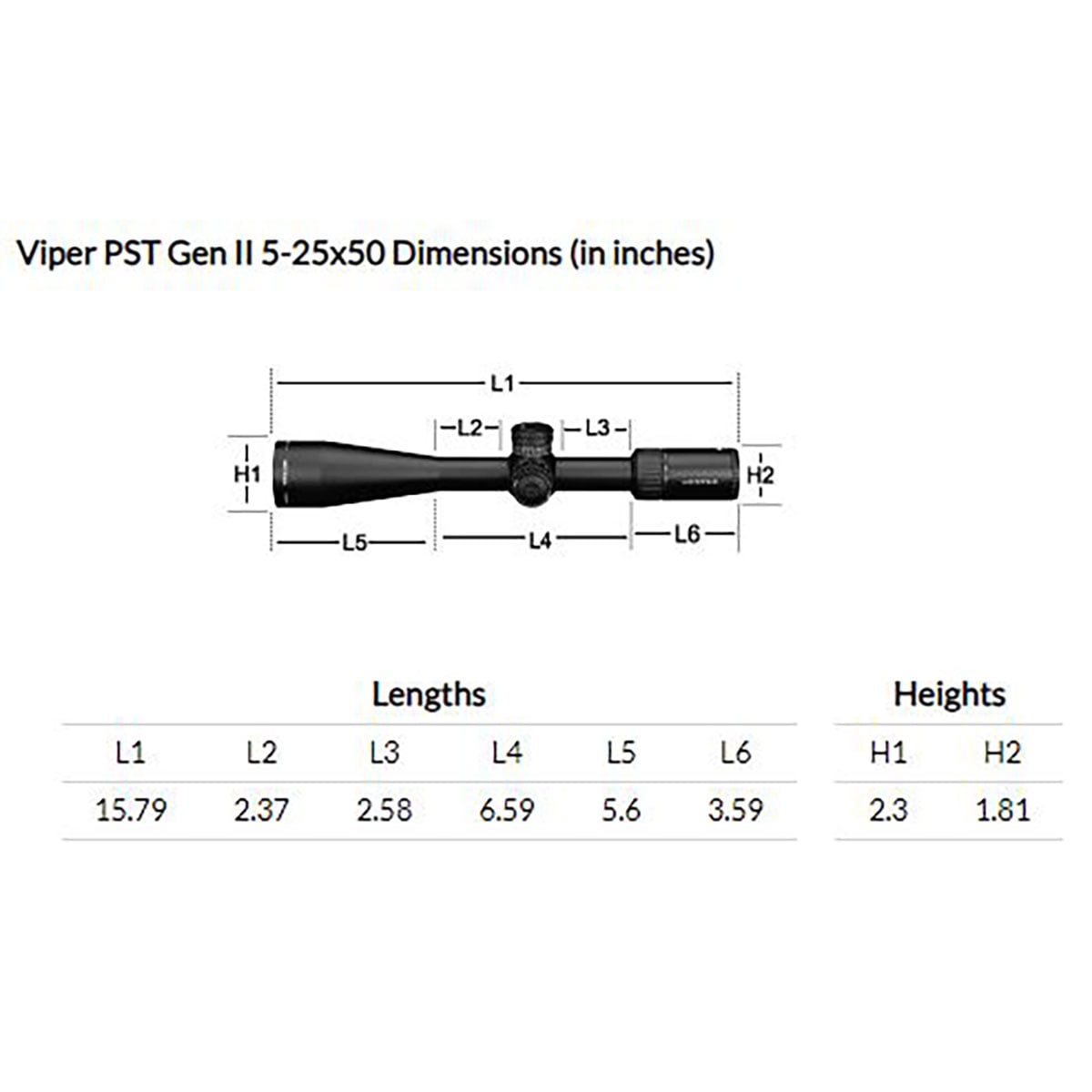 VORTEX OPTICS - VIPER PST GEN II 5-25X50MM SFP ILLUMINATED RIFLE SCOPE - View 5