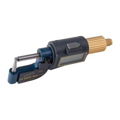 EZ Data 0-1" Digital Micrometer D Type Anvil - View 2