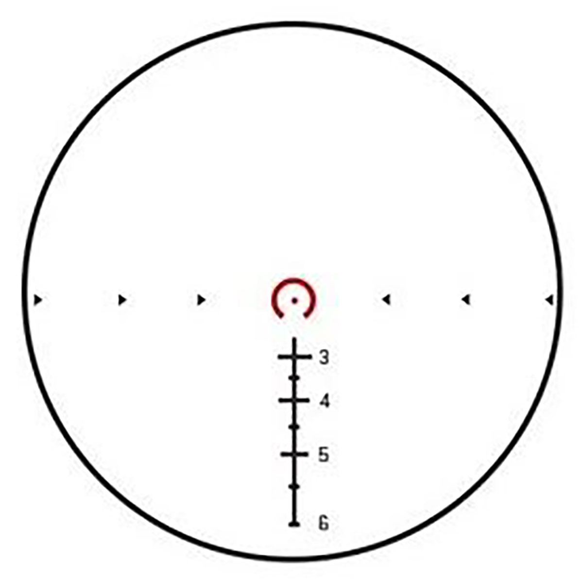 Tango6T 1-6x24mm FFP Illum 556/762 Horseshoe Dot Reticle FDE - View 4
