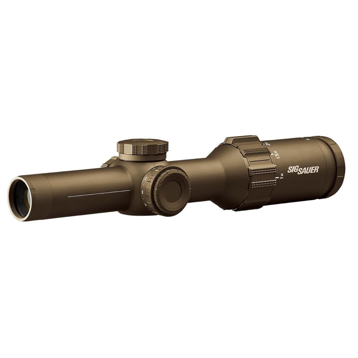 Tango6T 1-6x24mm FFP Illum 556/762 Horseshoe Dot Reticle FDE