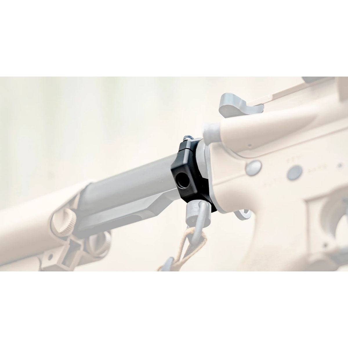 Tri-Base Mil-Spec Buffer Tube QD Sling Mount Black