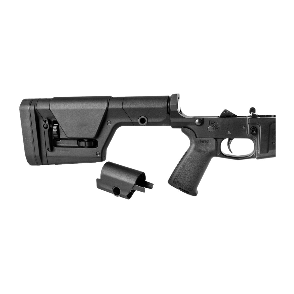 M5 Compl Lower W/MOE Grip & PRS GEN 3 Stock for AR .308 Blk - View 4