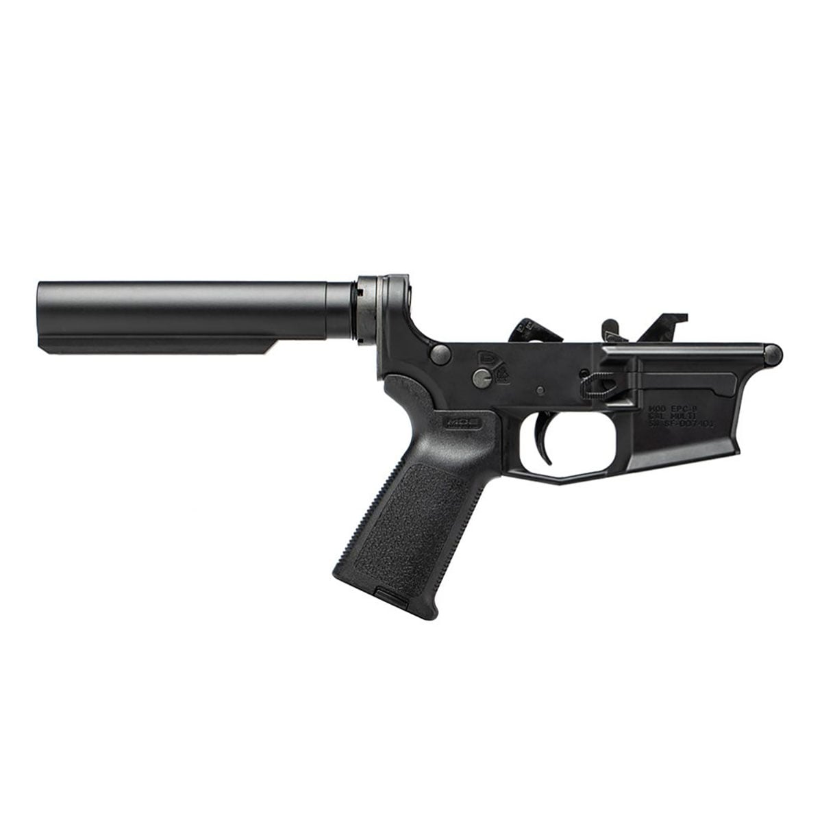 EPC-9 Carbine Complete Lower W/MOE Grip & No Stock Black - View 2
