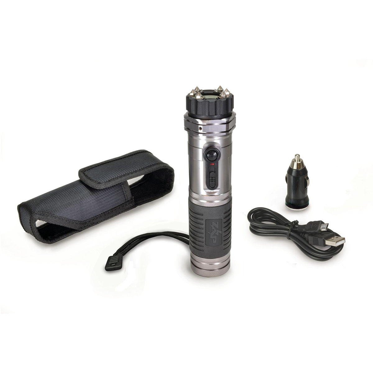 Zap Light 1M Volt Stun Gun w/Flashlight & USB Charger