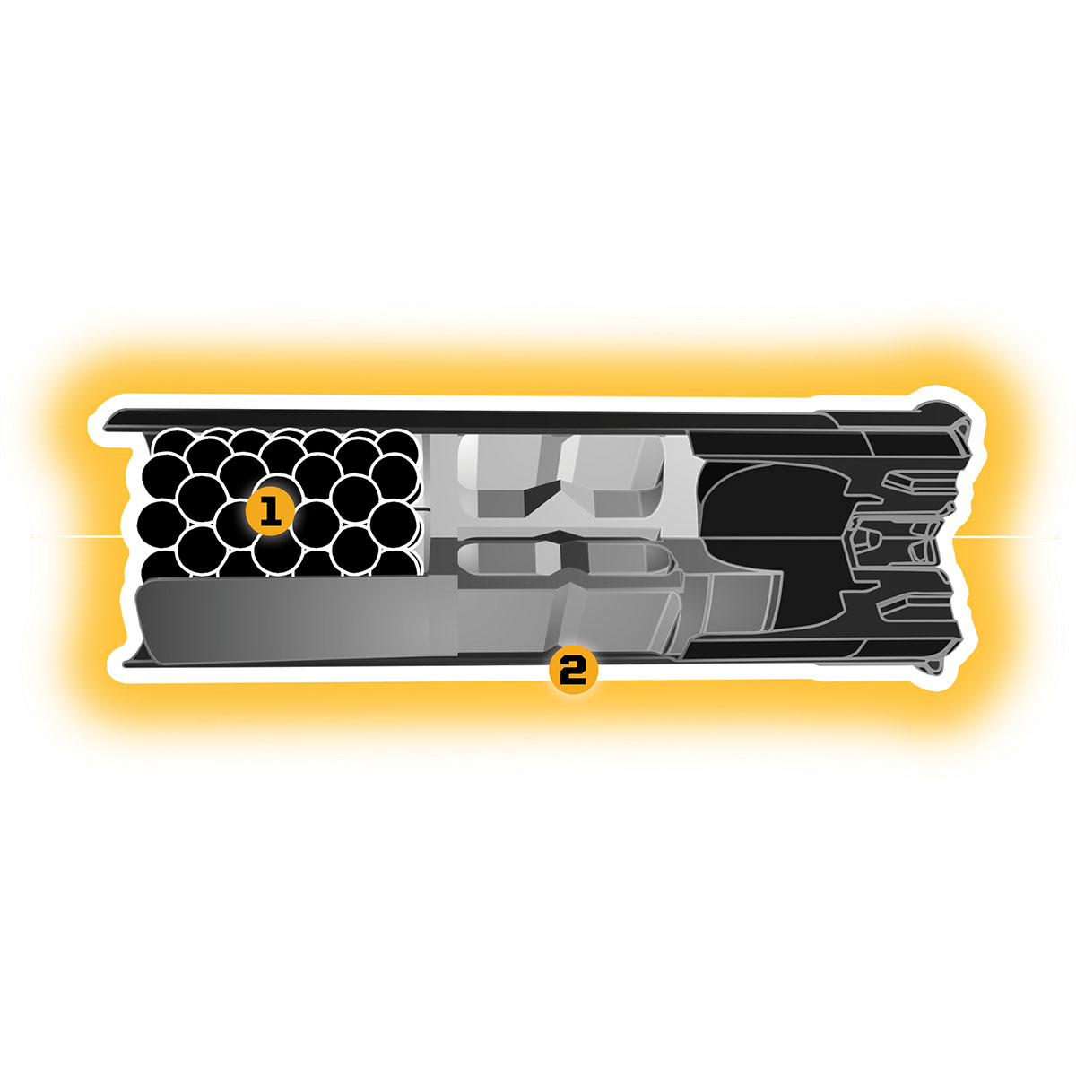 BPT Performance Target 12 gauge 2-3/4" 1-1/8oz #8Shot 25/Box - View 3