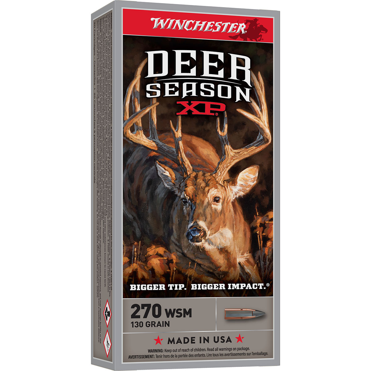 Deer Season XP 270 Win Short Magnum 130gr Polymer Tip 20/Box