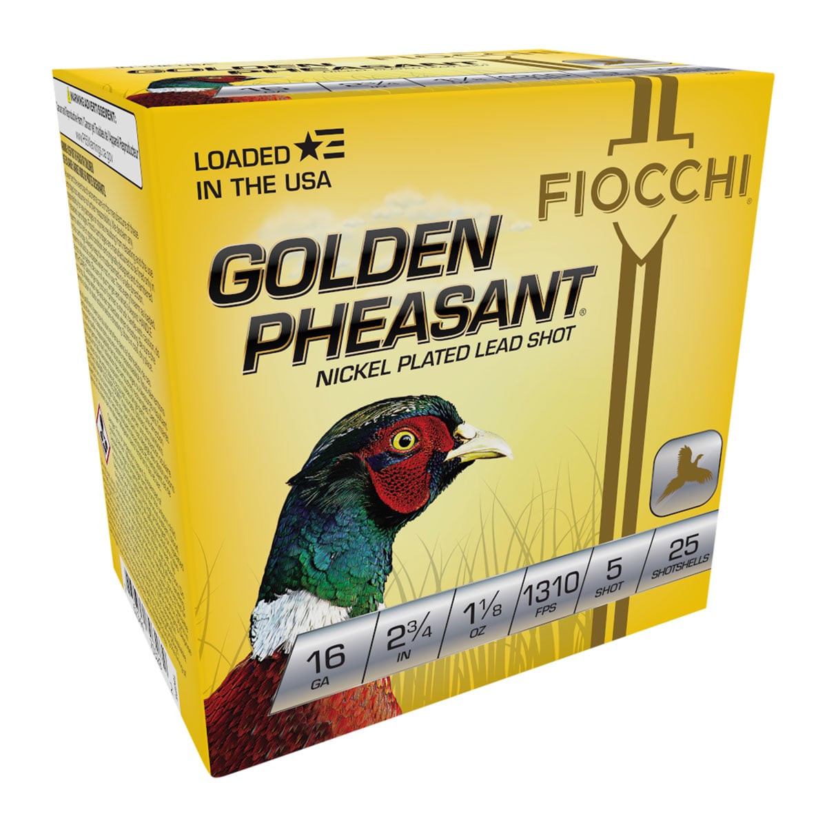 Golden Pheasant 16 Gauge 2-3/4" 1-1/8oz #5 Shot 25/Box - View 2