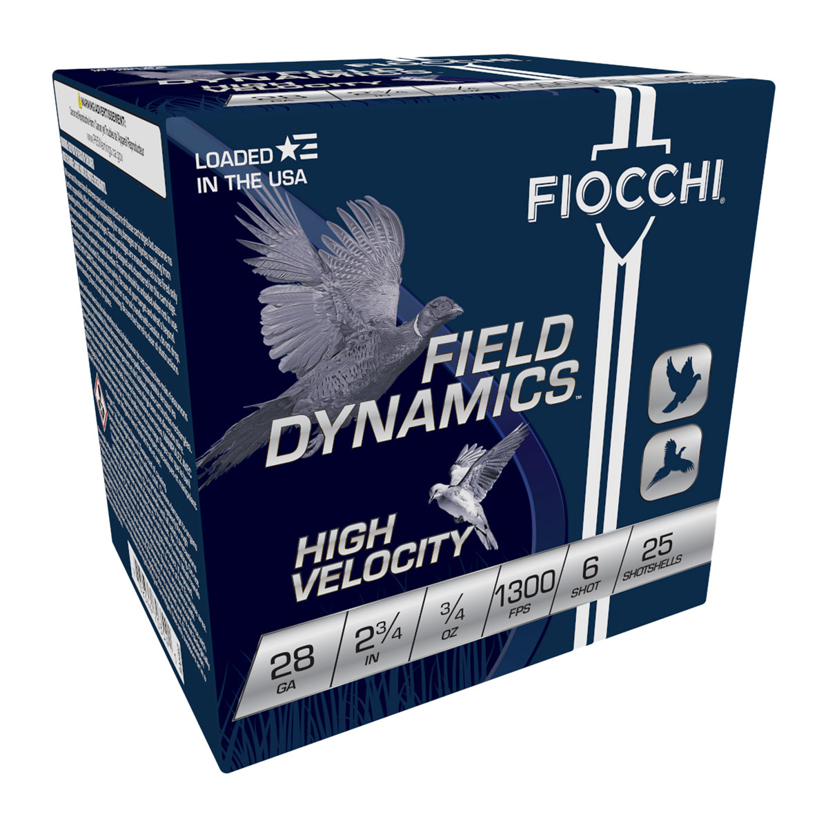 Upland Game 28 Gauge 2-3/4" 3/4oz #6 Shot 25/Box
