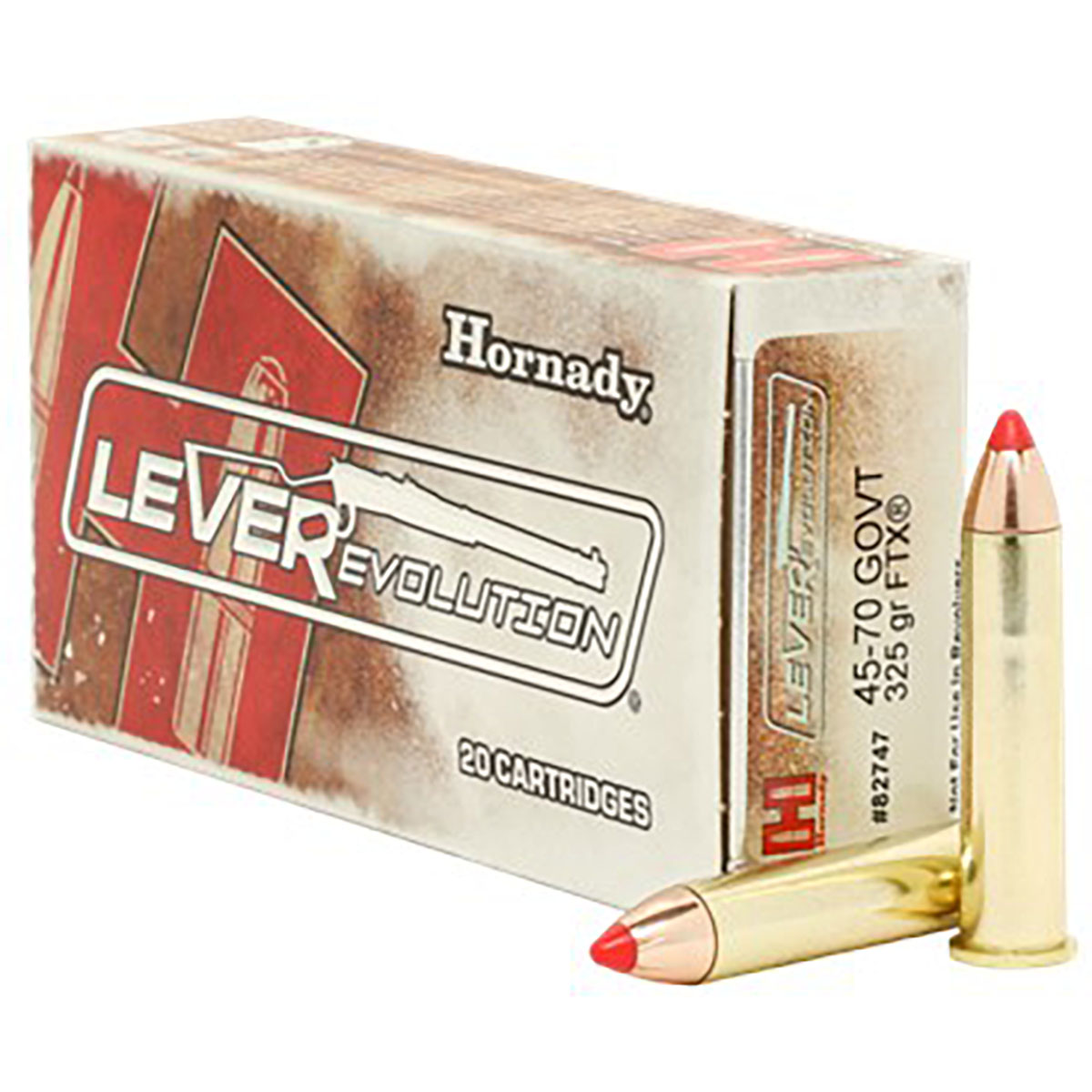 LEVERevolution 45-70 Gov 325gr FTX Polymer Tip 20/Box