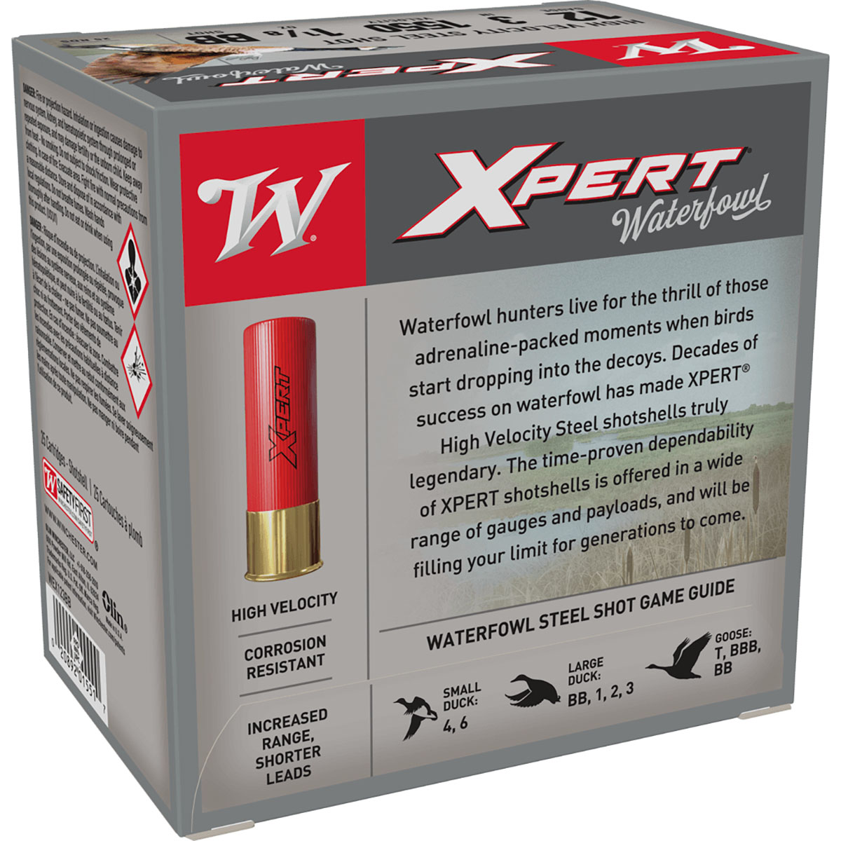 XPERT Waterfowl 12 Gauge 3" 1-1/4 oz #1 Shot 25/Box - View 2