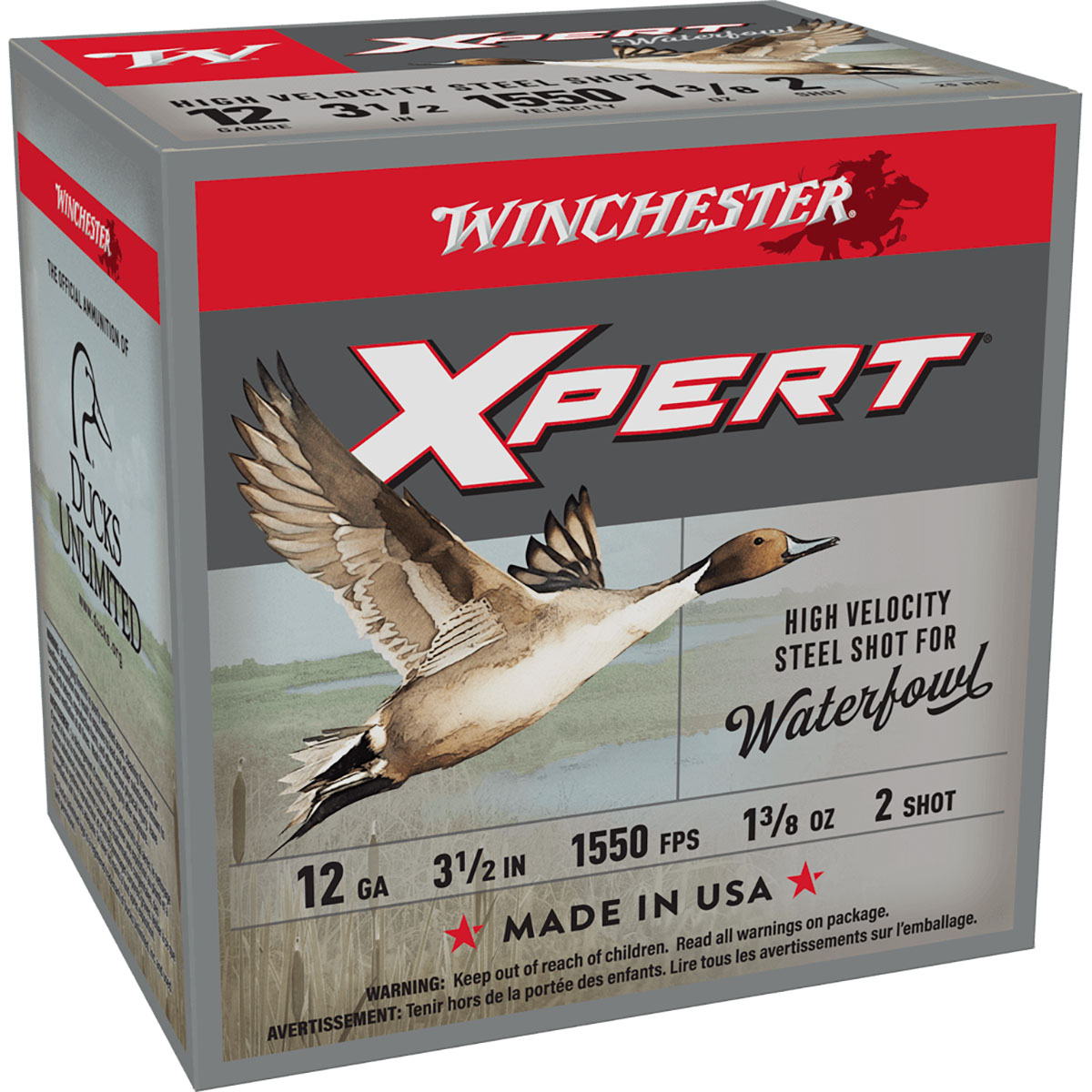 XPERT Waterfowl 12 Gauge 3-1/2" 1-3/8oz #2 Shot 25/Box