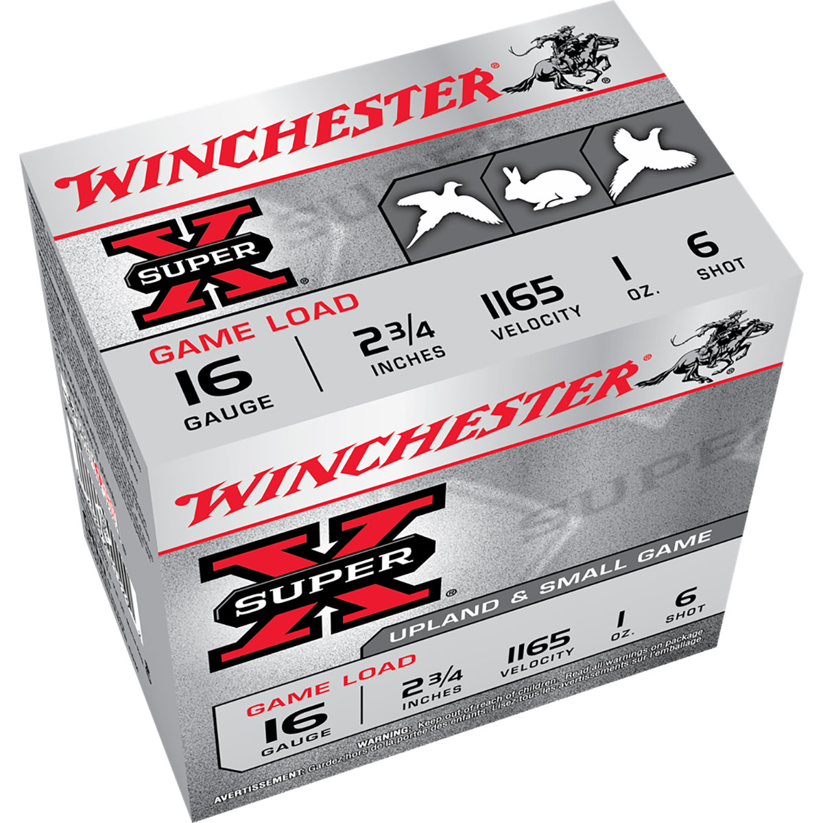 WINCHESTER - SUPER-X 16 GAUGE 2-3/4" #6/#8 SHOT SHOTGUN AMMO - View 6