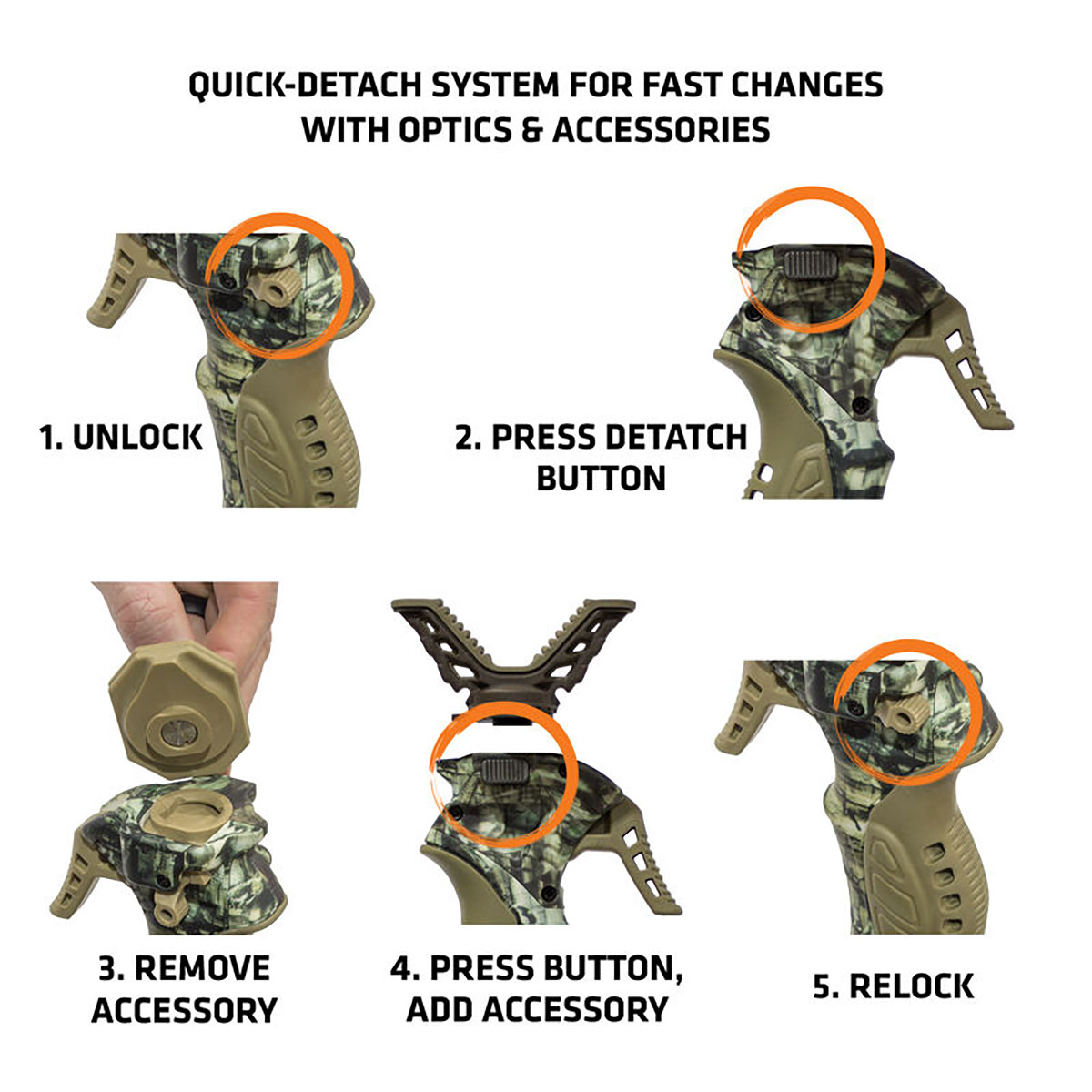 Trigger Stick Gen3 Monopod Camo 33-65" - View 2