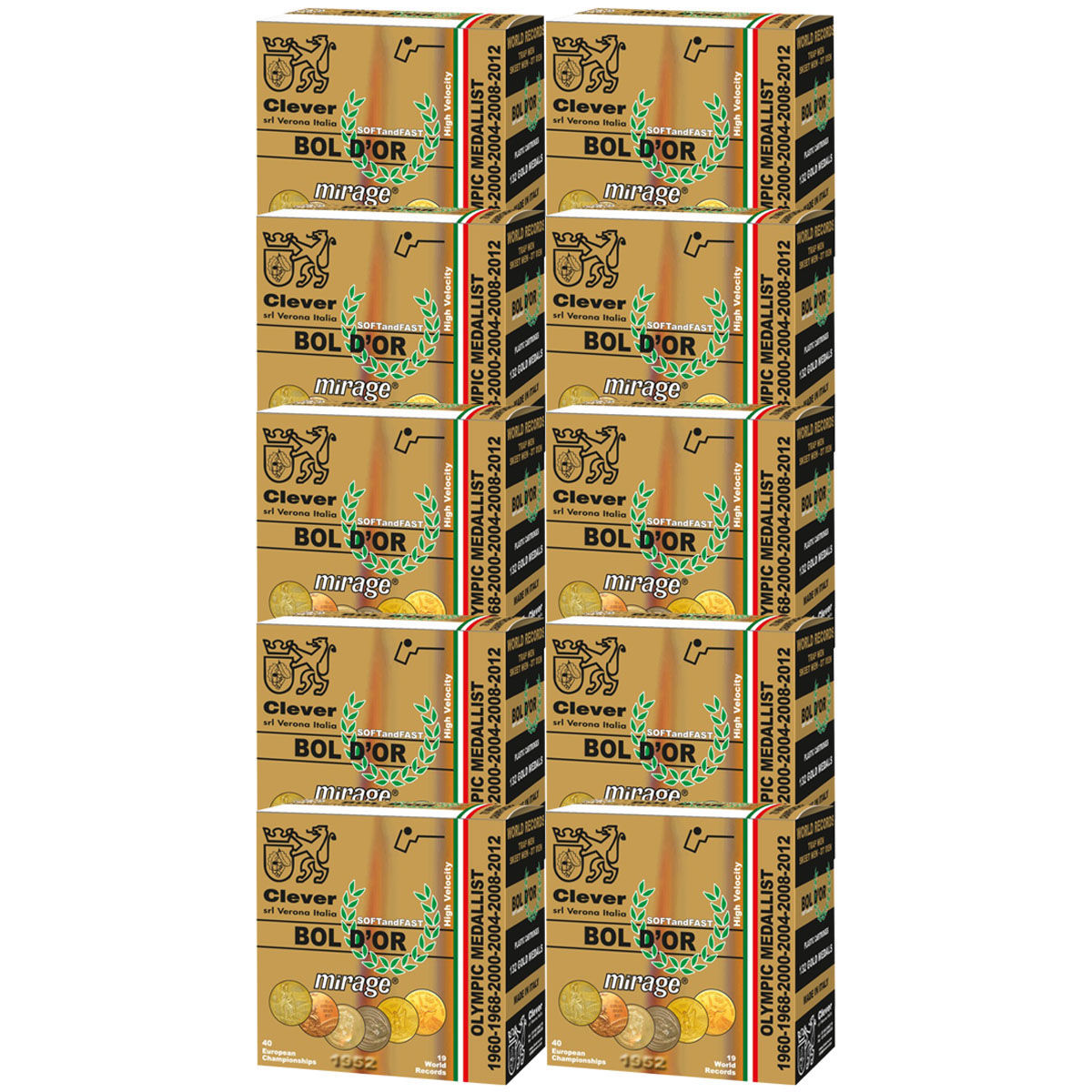 Mirage Bol D'OR 12 Gauge 2-3/4" 1oz #7.5 Shot 3 Dram 250/Cs