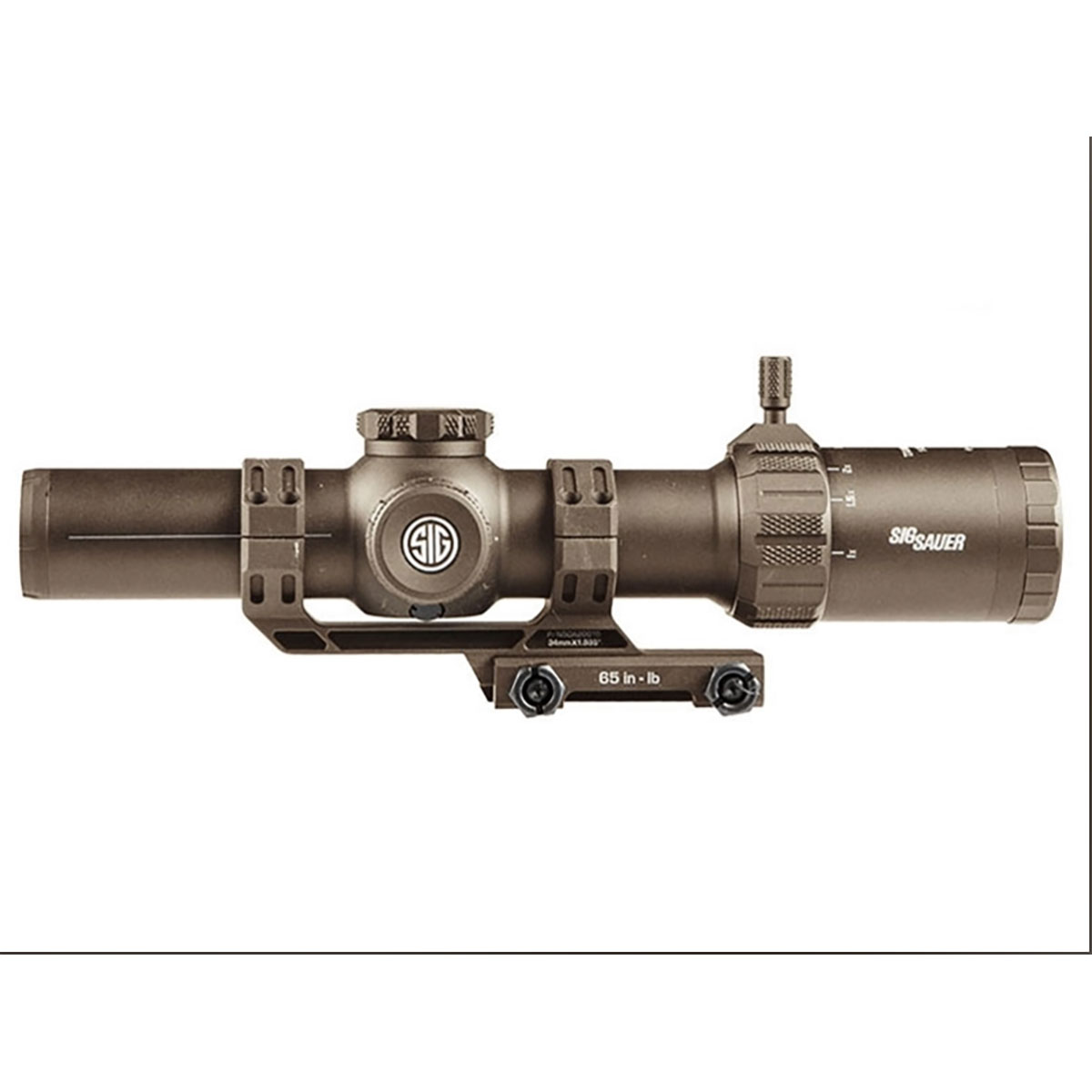 SIG SAUER, INC. - TANGO-MSR LPVO 1-10X26MM FFP ILLUMINATED RIFLE SCOPE WITH MOUNT - View 6
