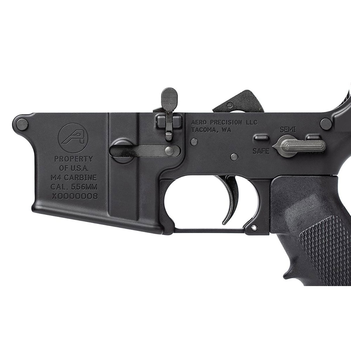 M4A1 Clone Complete Lower Receiver for AR-15 Black - View 3