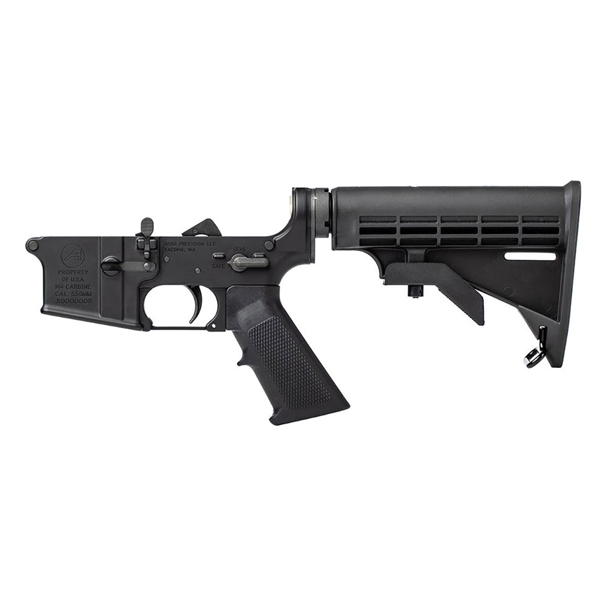 M4A1 Clone Complete Lower Receiver for AR-15 Black