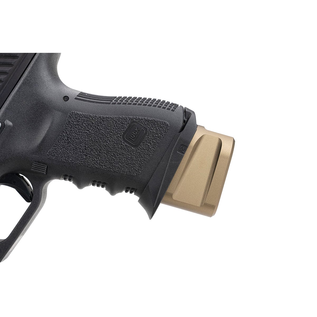 STRIKE INDUSTRIES - ALUMINUM EXTENDED MAG PLATE FOR GLOCK G19 (9MM)