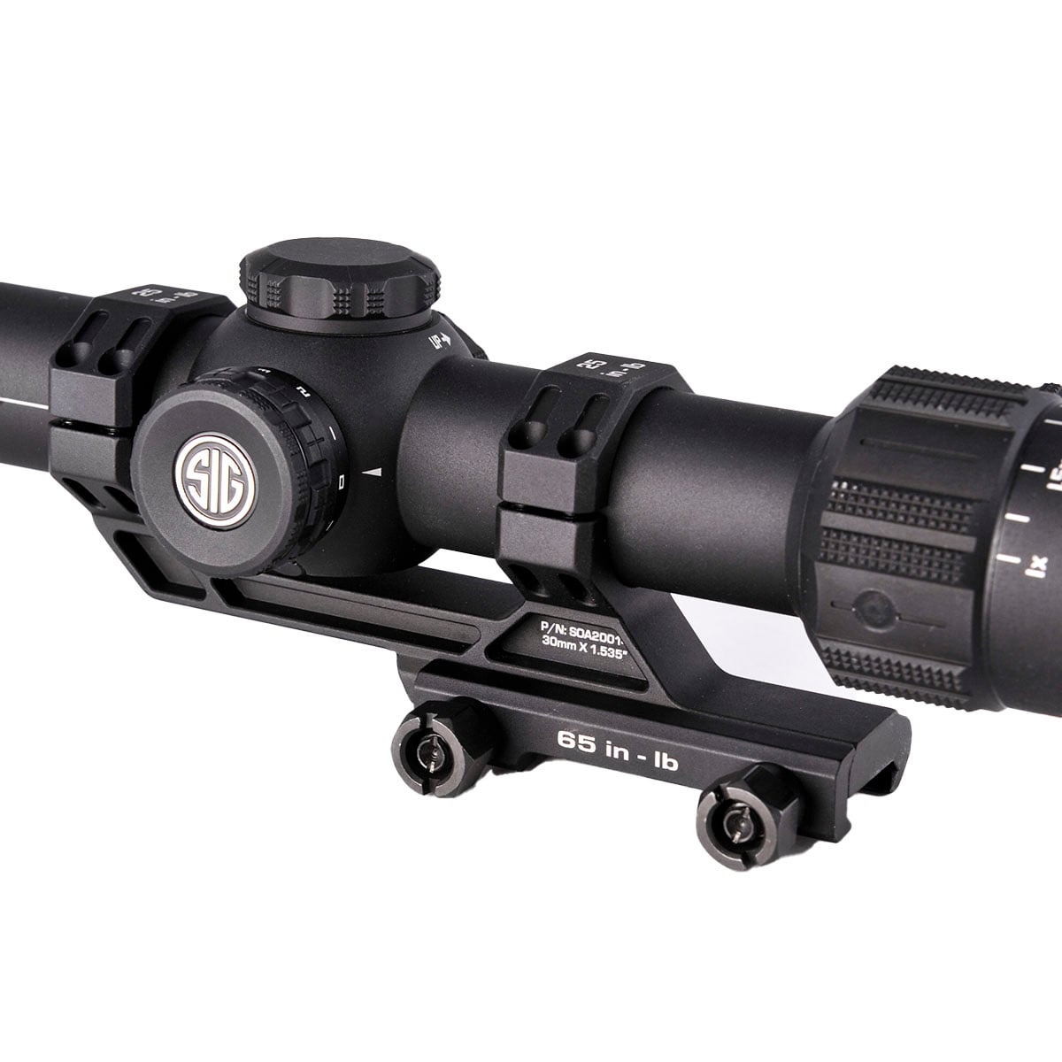 Tango MSR 1-6X24Mm FFP Ill BDC 6 Reticle W/Mount Black - View 4
