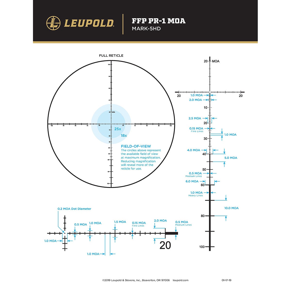 LEUPOLD - MARK 5HD 2-10X30MM FFP RIFLE SCOPE - View 4