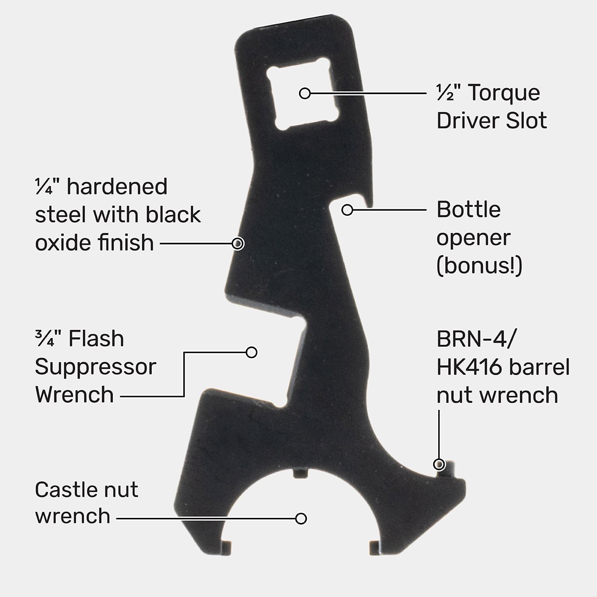 BRN-4 HK416 Combination Wrench - View 2