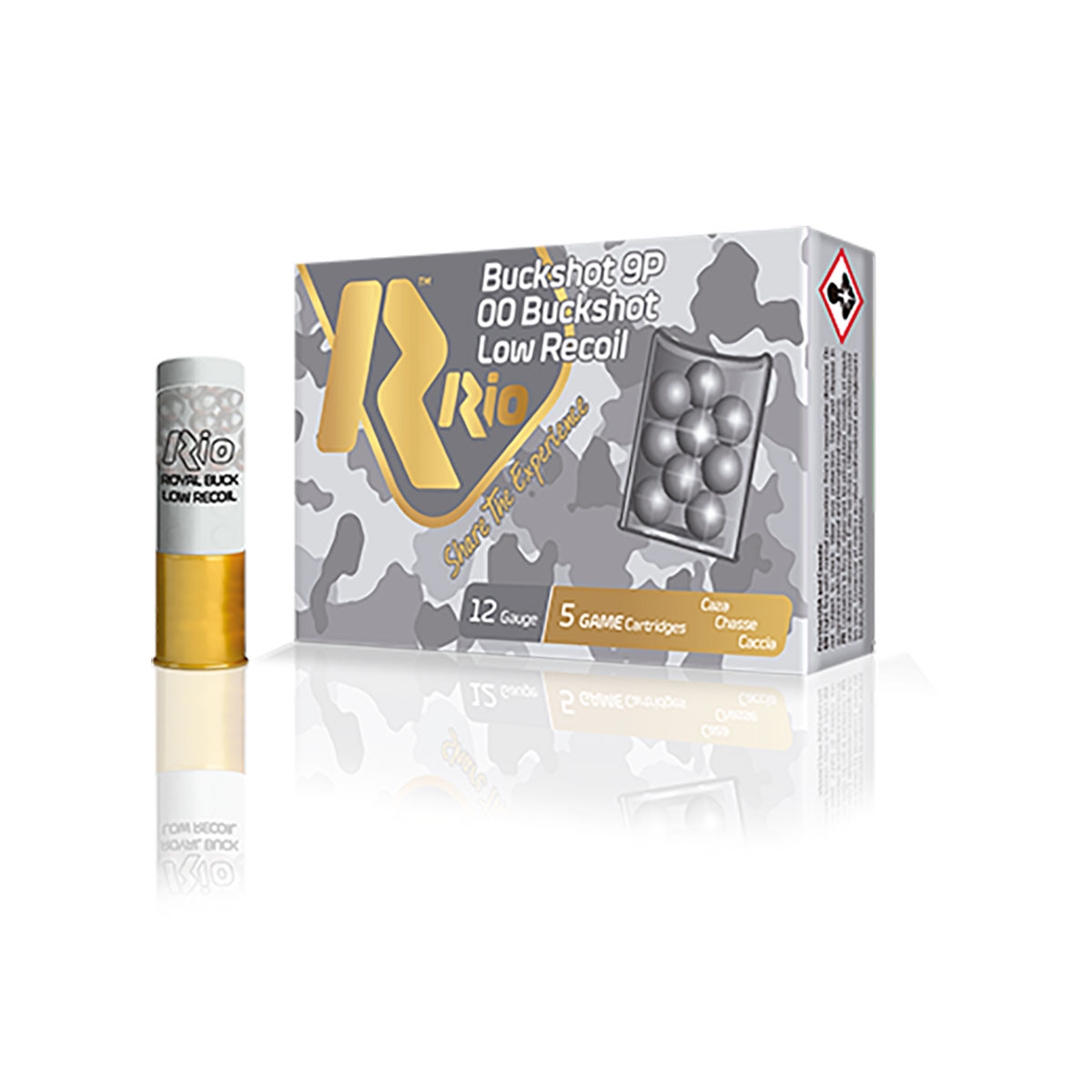 Royal Buck 9P 12 Gauge 2-3/4" #00 Buckshot Shot 5/Box