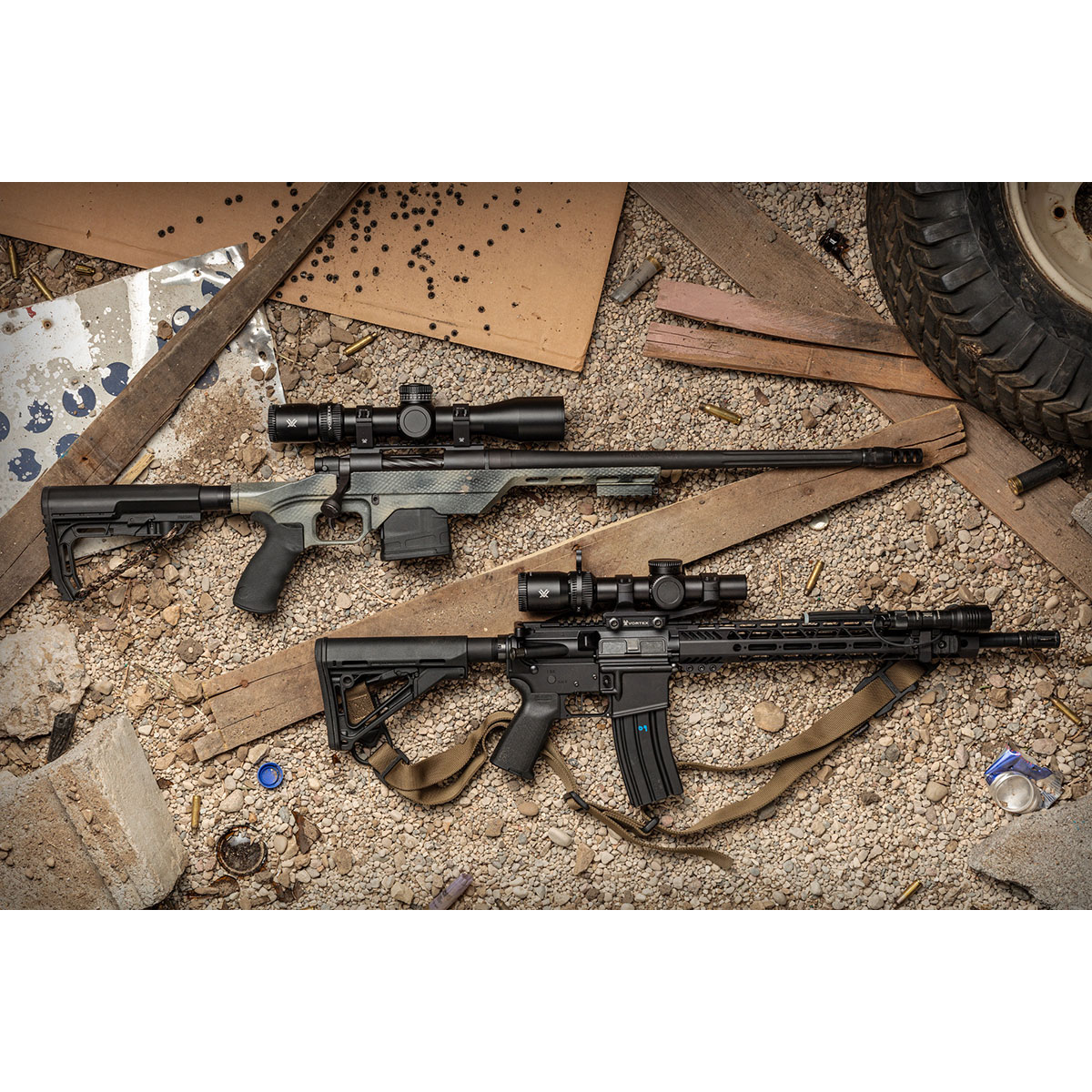 VORTEX OPTICS - VENOM 1-6X24MM SFP ILLUMINATED RIFLE SCOPE - View 3