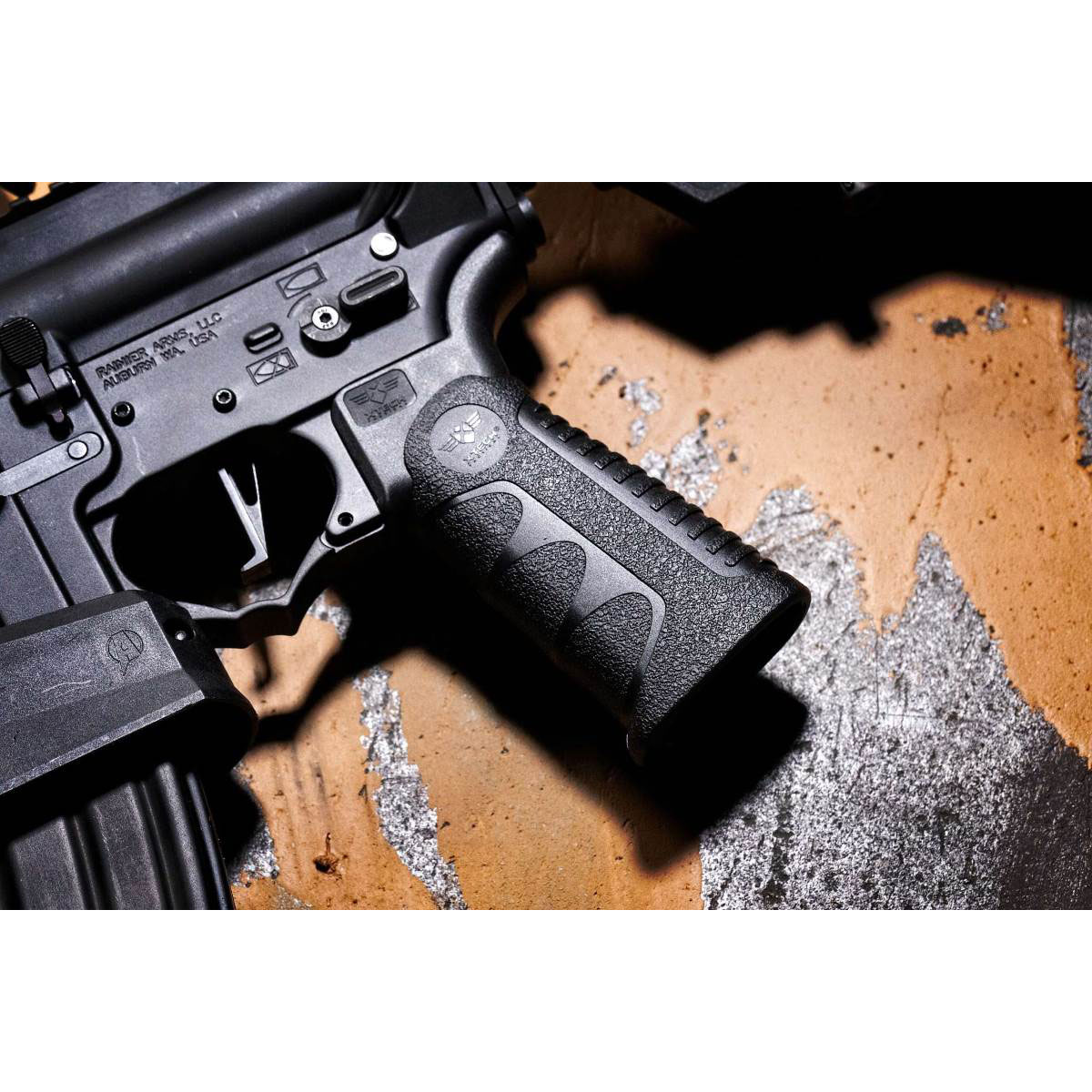 ATG Adjustable Tactical Grip Heavy Texture for AR15 Black - View 2