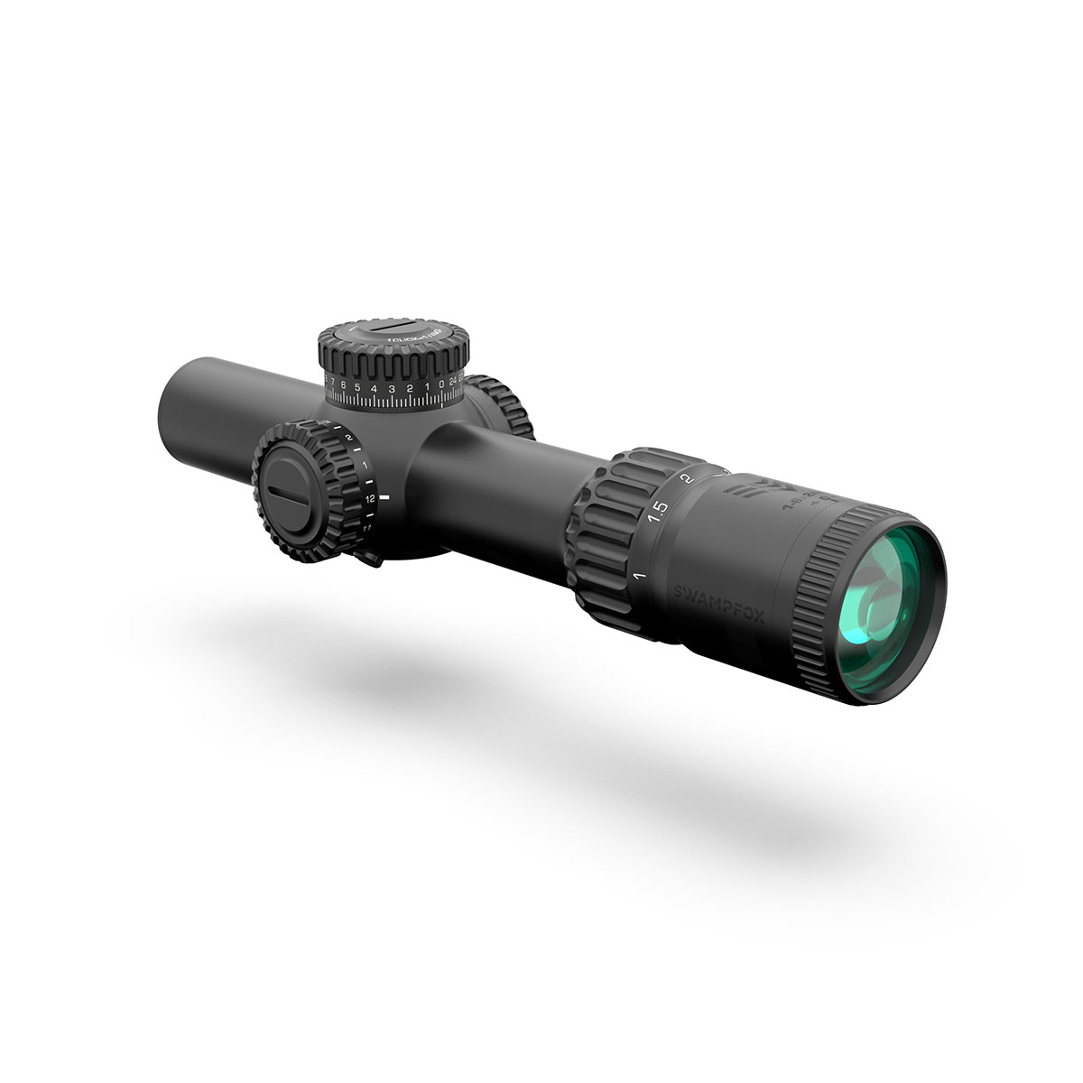 SWAMPFOX OPTICS - WARHORSE LPVO 1-6X24MM FFP ILLUMINATED RIFLE SCOPE - View 5
