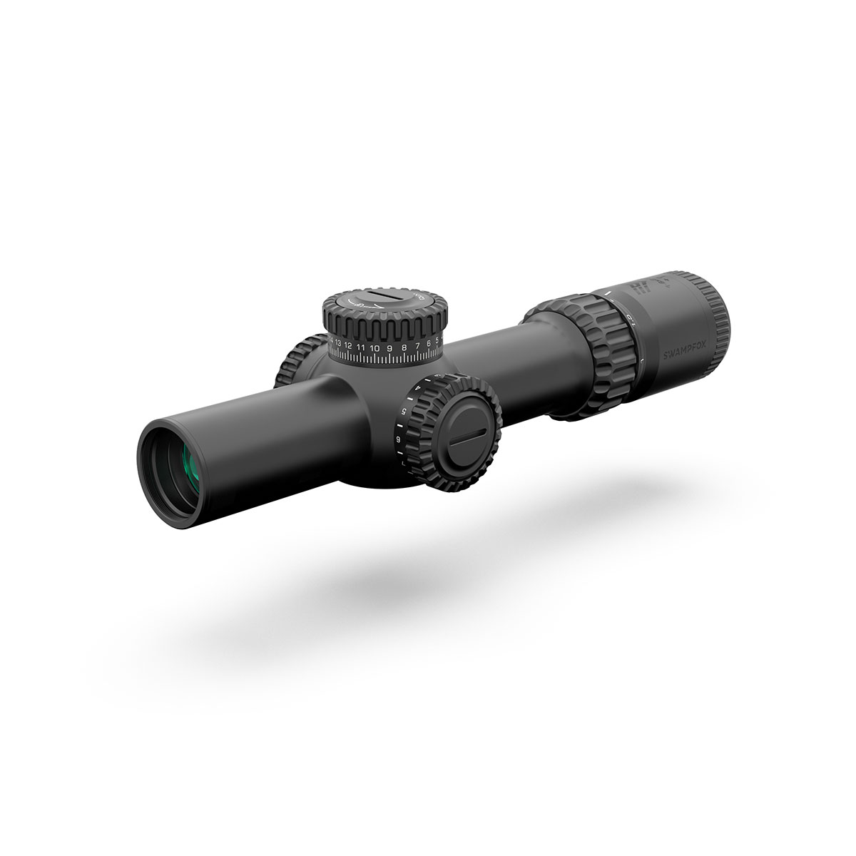 SWAMPFOX OPTICS - WARHORSE LPVO 1-6X24MM FFP ILLUMINATED RIFLE SCOPE