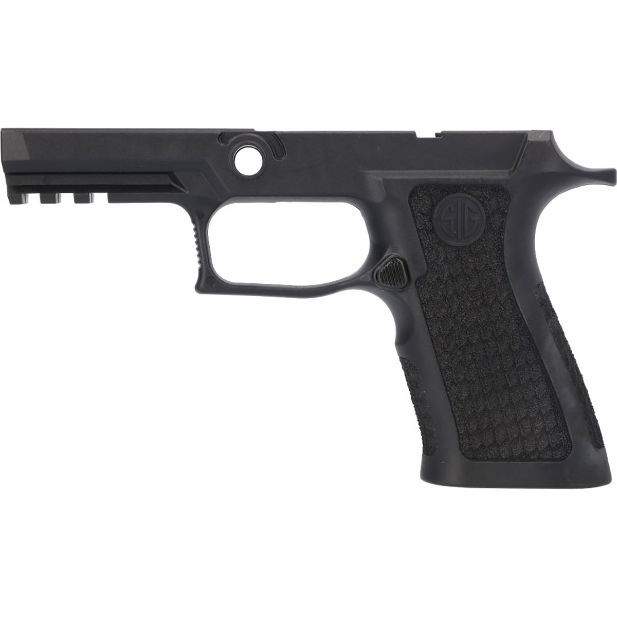 LXG Grip Module Laser Engraved  P320XCarry 3.9" 9/40/357 BlK