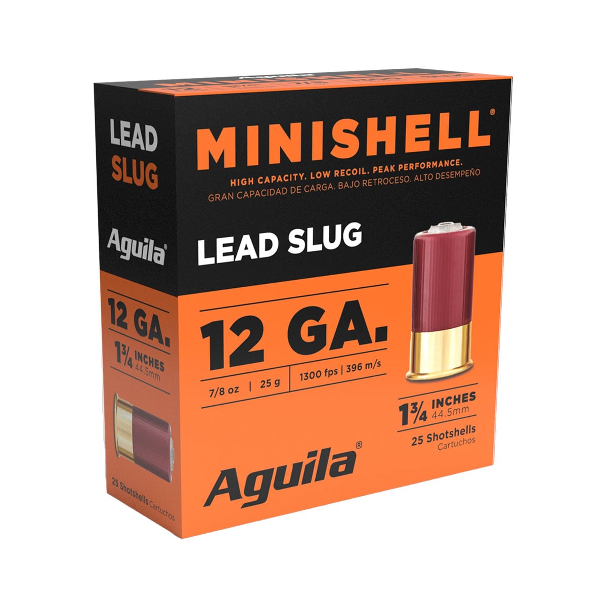 Minishell Slug 12 Gauge 1-3/4" 7/8oz Slug 25/Box