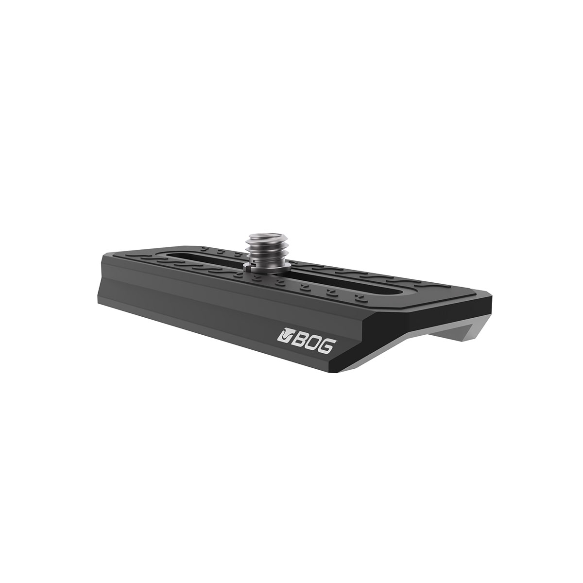 Optics Plate 4" 1/2"-20 Thread For Arca Swiss Mount Black