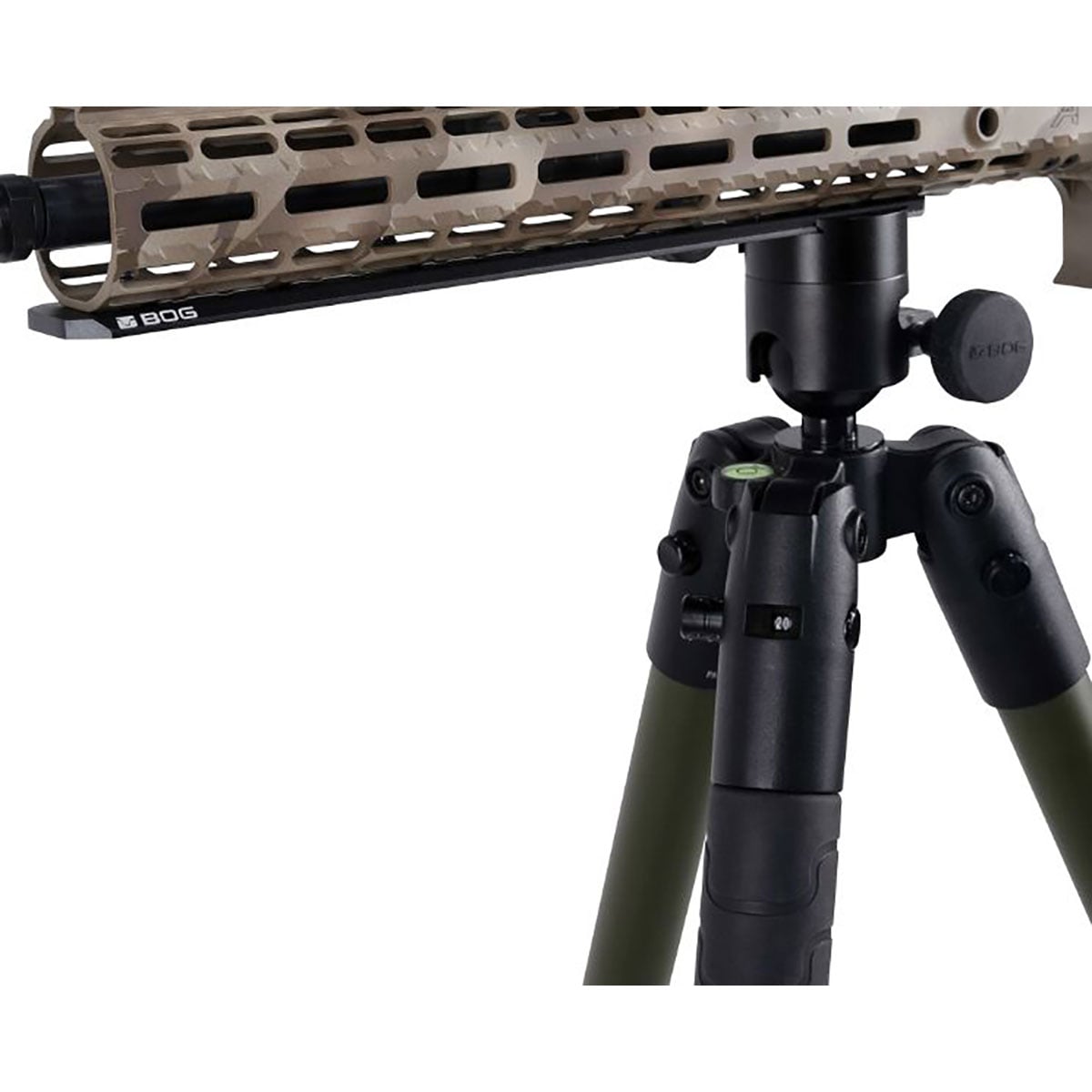 MLOK to Arca Swiss Rail System Style Tripod Plate Black - View 2