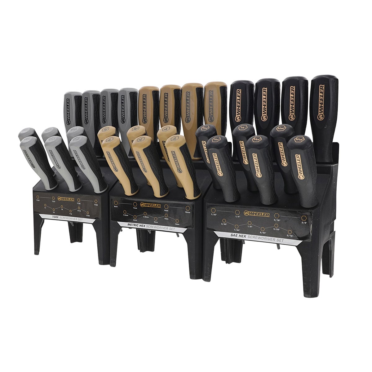Hex/Torx Benchtop Screwdriver Set 30-Piece - View 2