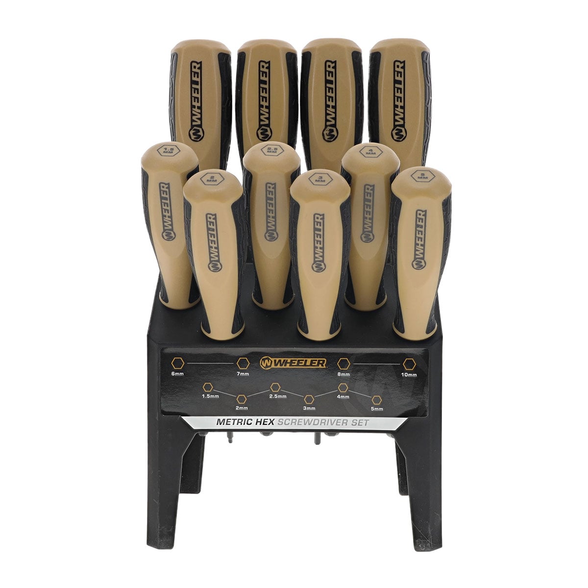 Metric Hex Benchtop Screwdriver Set 10-Piece - View 2