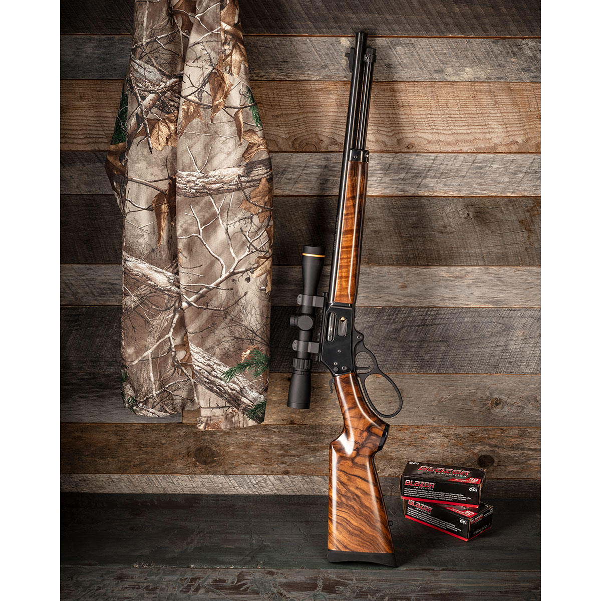 Model 1854 44 Rem Mag 19.25" BBL 9RD High Grade Walnut - View 4