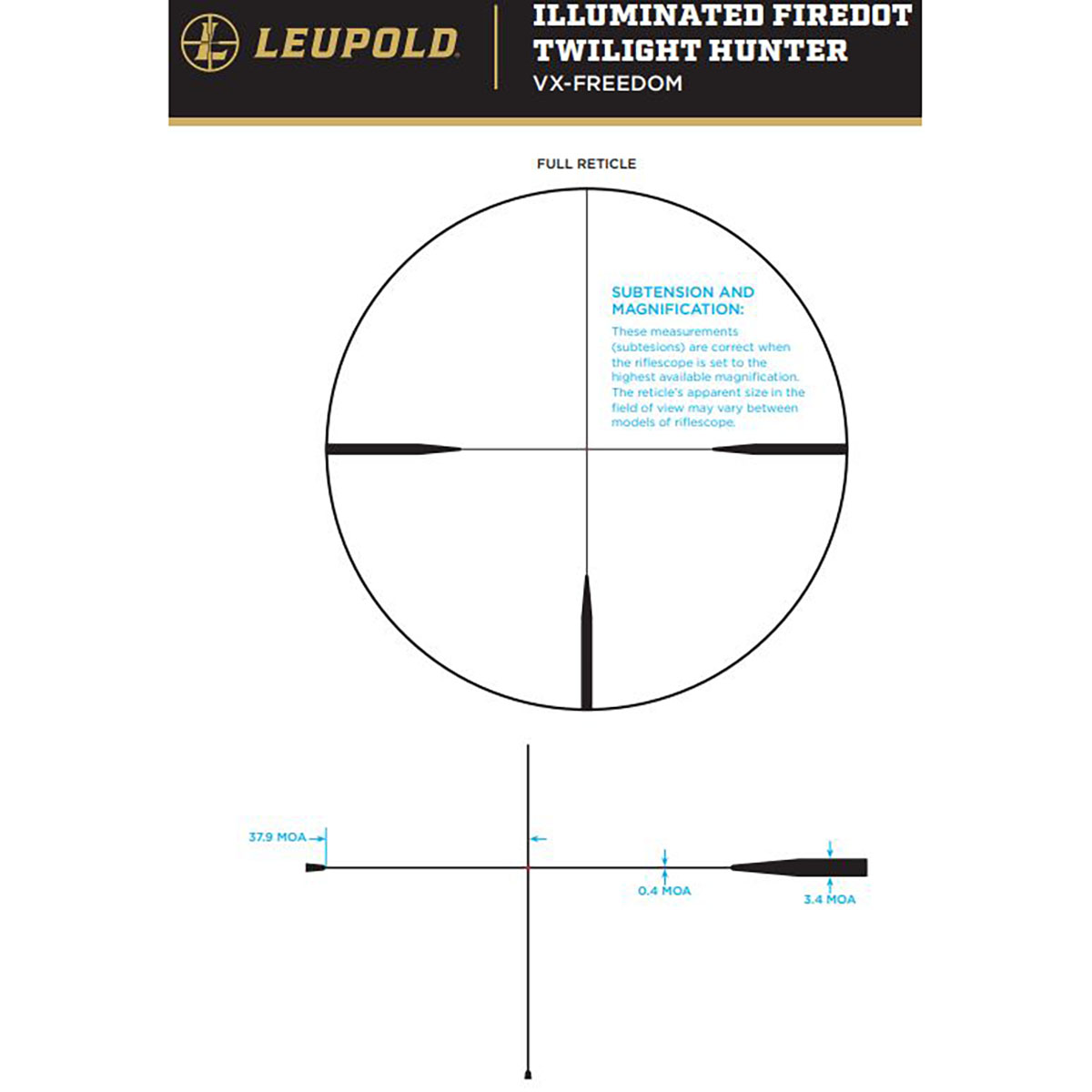 VX-6HD GEN2 3-18x56mm SFP Ill Firedot Twilight Hunter BLK - View 4