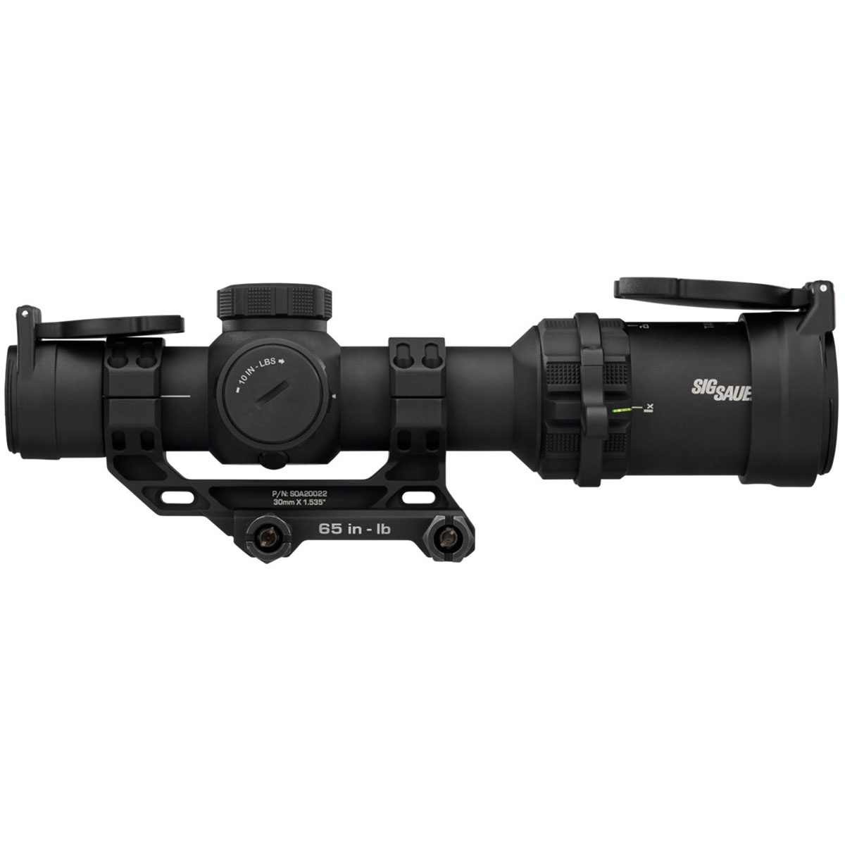 Tango-MSR Compact 1-6x24mm SFP Ill BDC-6 Reticle BLK w/Mount - View 3