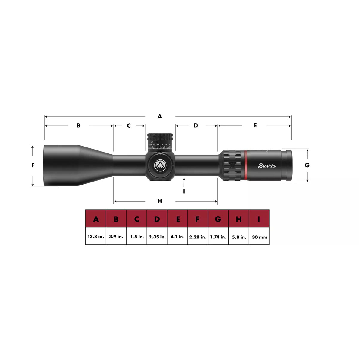 Veracity PH 4-20X50mm FFP Ill Rapid Cross MOA Reticle BLK - View 5