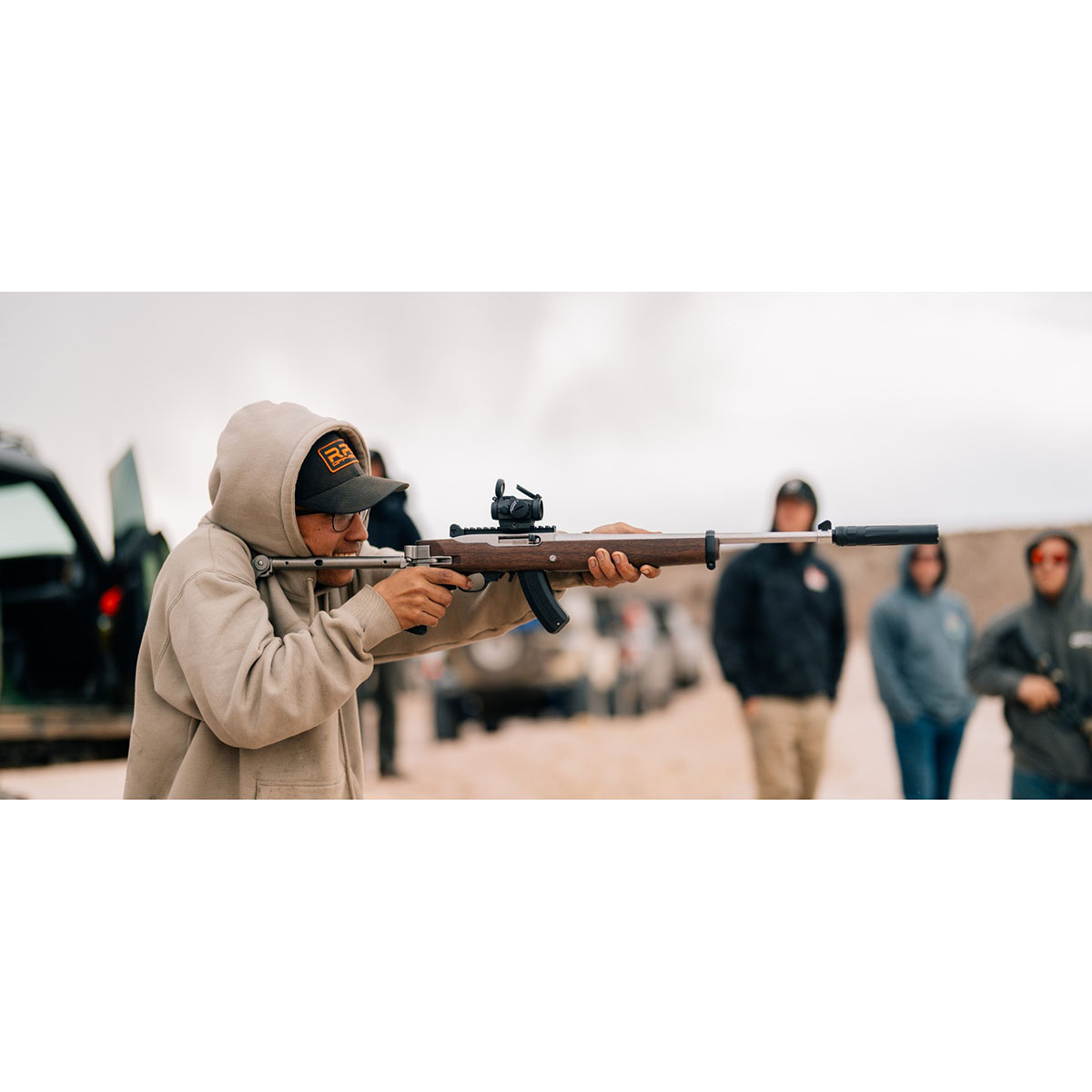 DEAD AIR ARMAMENT - RXD22TI 22LR/5.7 CALIBER RIFLE SUPPRESSOR W/RXD674 MUZZLE BRAKE - View 2