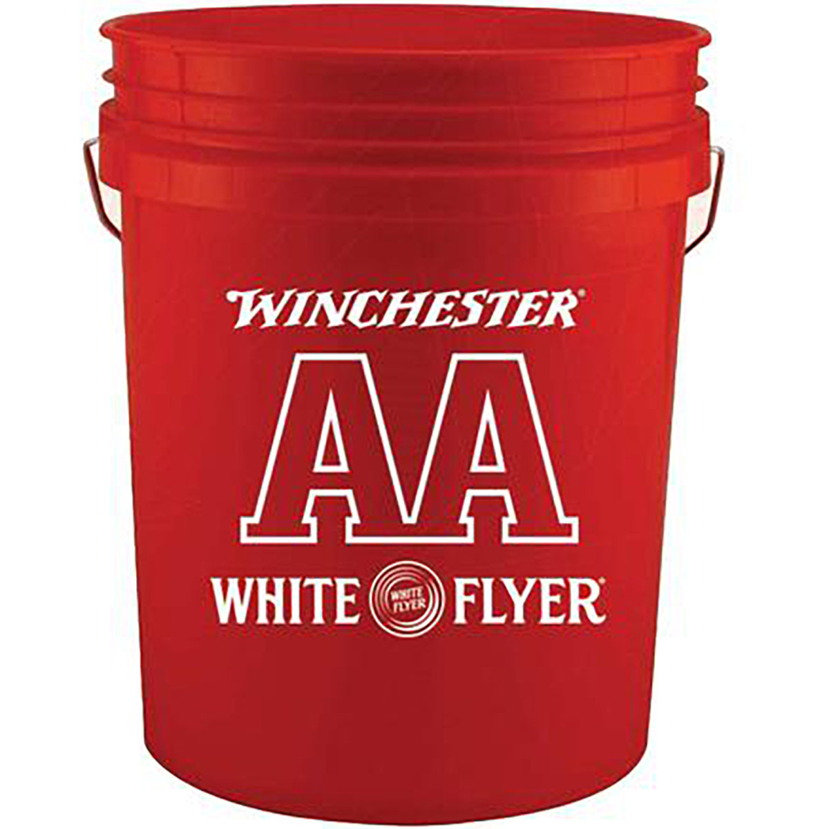 AA White Flyer 5-Gallon Range Bucket Red