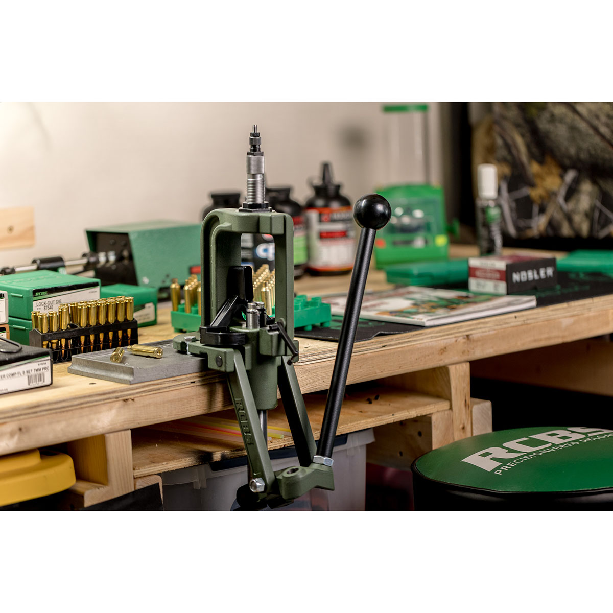 Rock Chucker Supreme Press OD Green - View 3