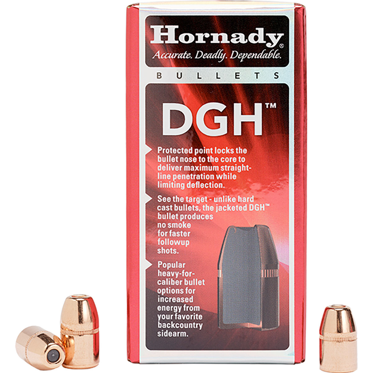 DGH 44 Caliber (0.430) 240gr Full Metal Jacket 50/Box
