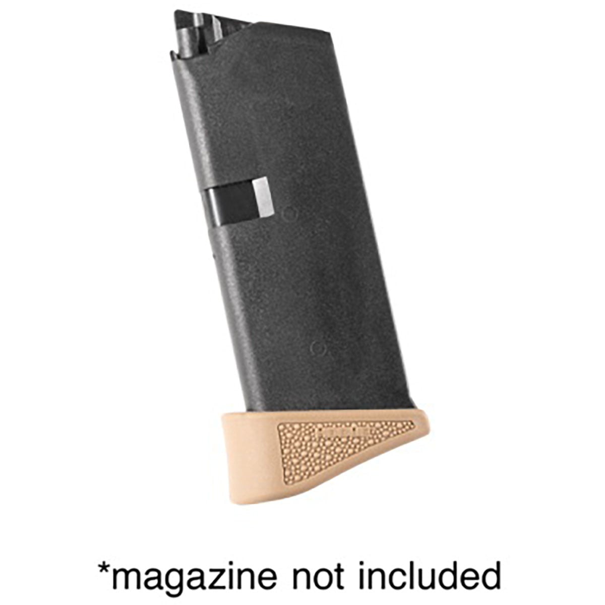 HOGUE - OVERMOLDED® GRIP EXTENSION PAD FOR GLOCK 43® 9MM 6RD MAGAZINE - View 2