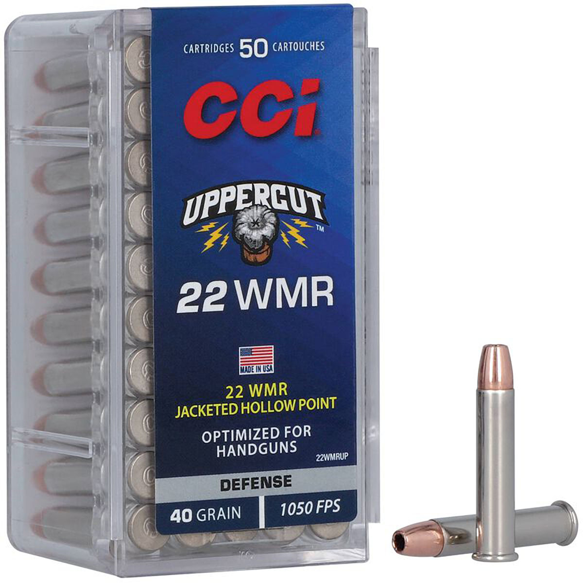 Uppercut 22 WMR 40gr CPHP 1050 FPS 50/Box