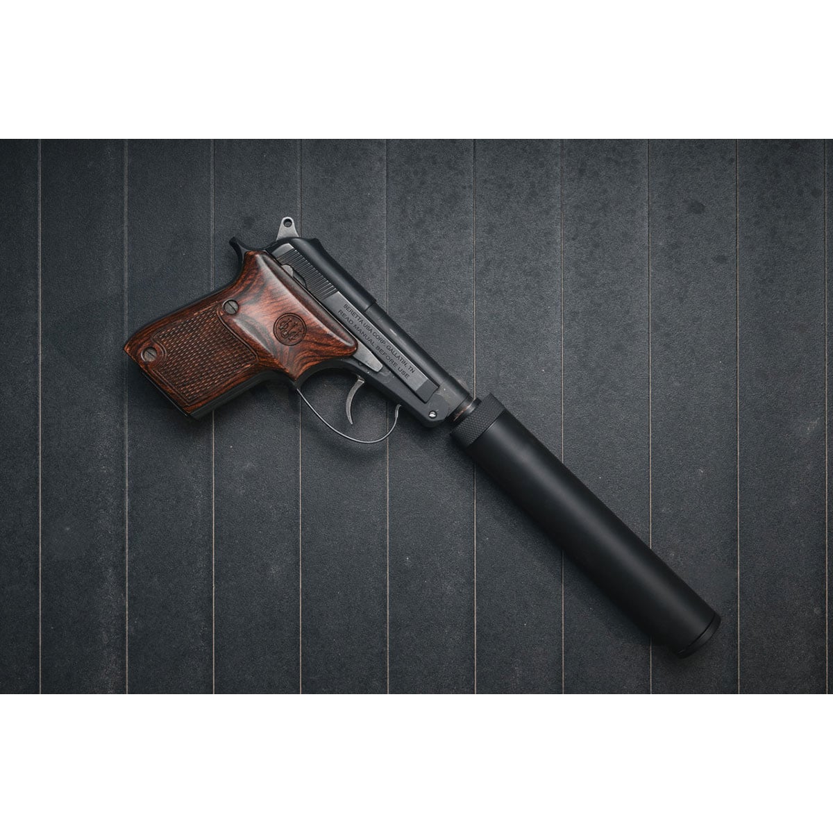 Zeroed 22 .22 Long Rifle Direct Thread Suppressor Black