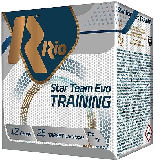 RIO OUTDOORS CORP. - STAR TEAM EVO TRAINING 12 GAUGE 2-3/4” #7.5 SHOT SHOTGUN AMMO